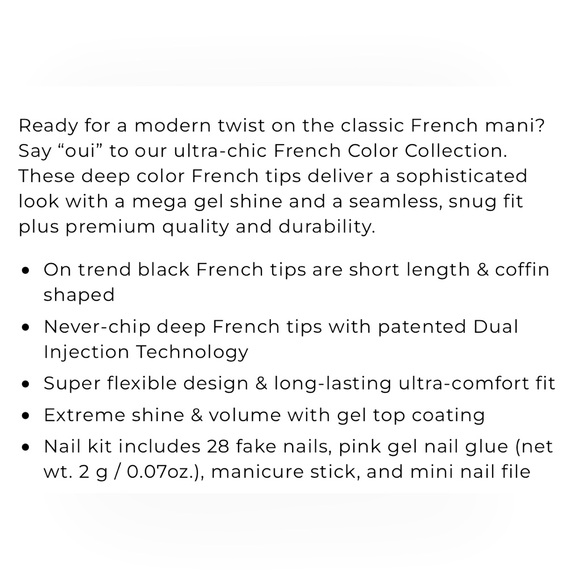 💅🆕Kiss Nails Salon Acrylic French Tip Nails!Short Length Coffin Nails “Flame” - Picture 13 of 16